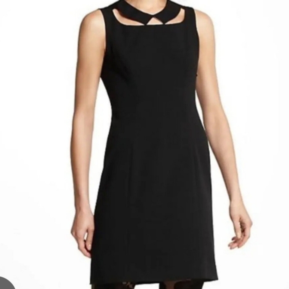 Anthropologie- Postmark  Blackb career  Work Siren Shift Dress  2 - Picture 1 of 12
